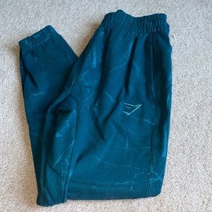 gymshark marble joggers mens size